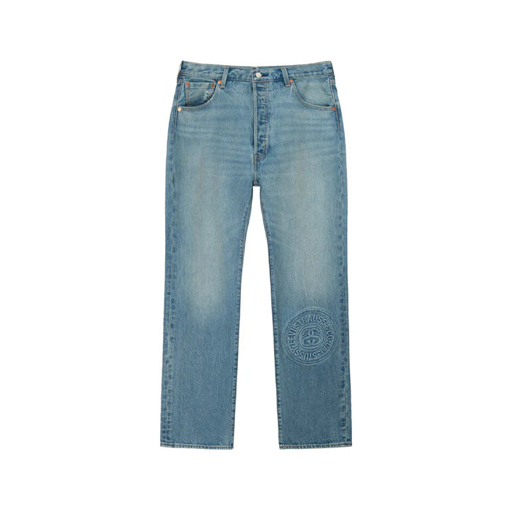 Levis x Stussy 501 Embossed Jeans